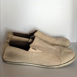 Ugg cream canvas slip ons 15
